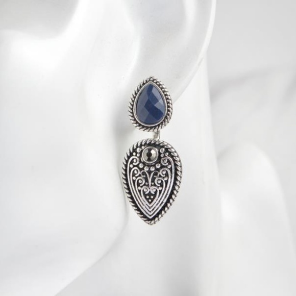 Jewelry - NEW boho floral print ear jackets